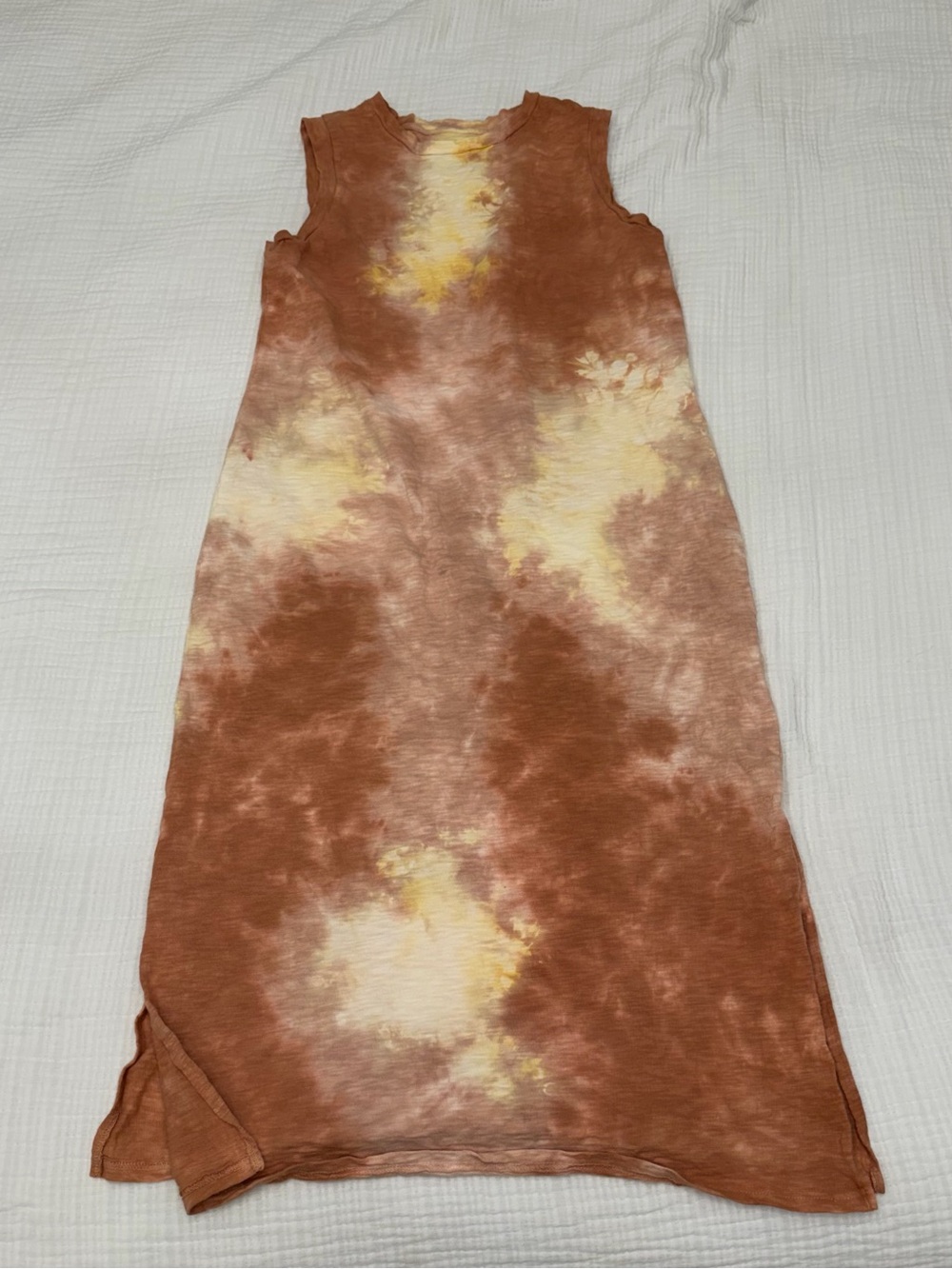universal thread tie dye sleeveless midi dress size m